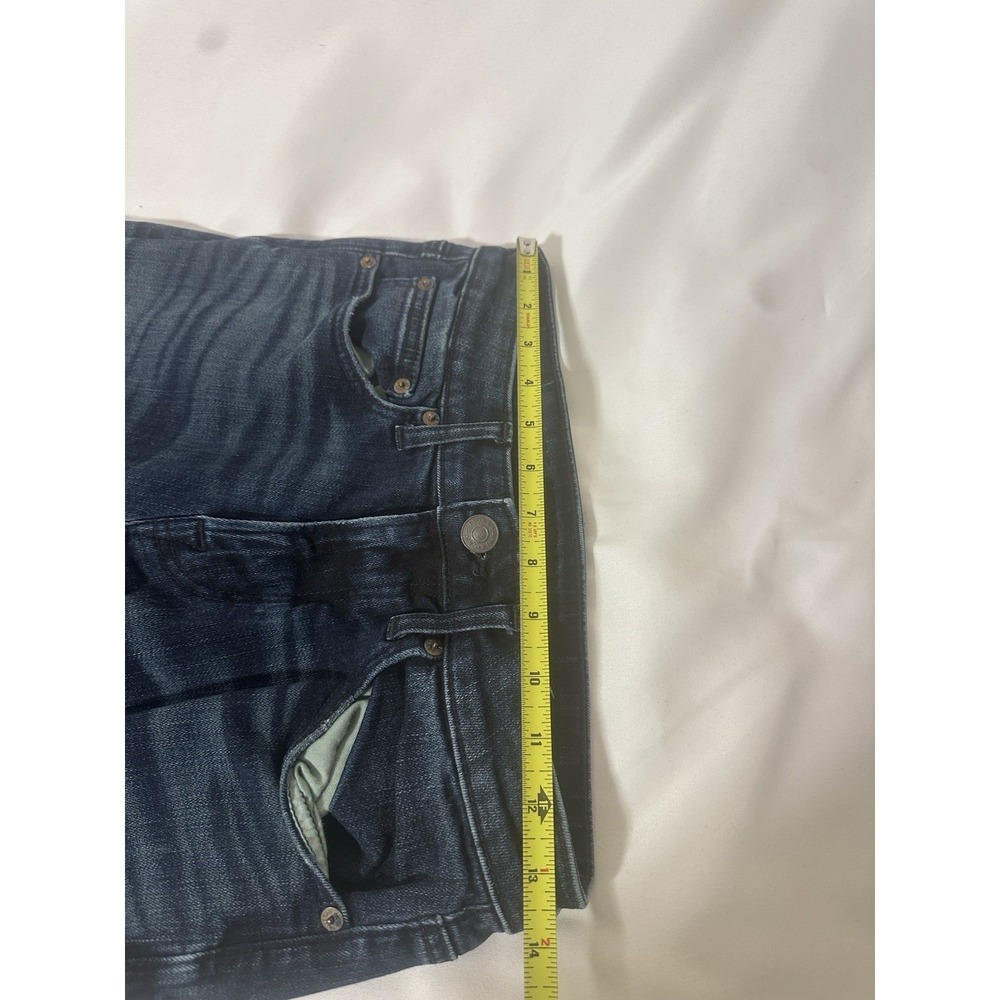 American Eagle Men's Flex Straight Leg Jeans Dark Wash Blue 28x34 Stretch Denim - Picture 4 of 8